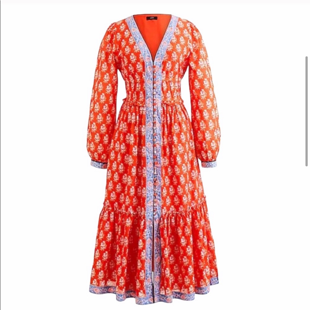J Crew Cerise Cove Multi Dress - NWT 12